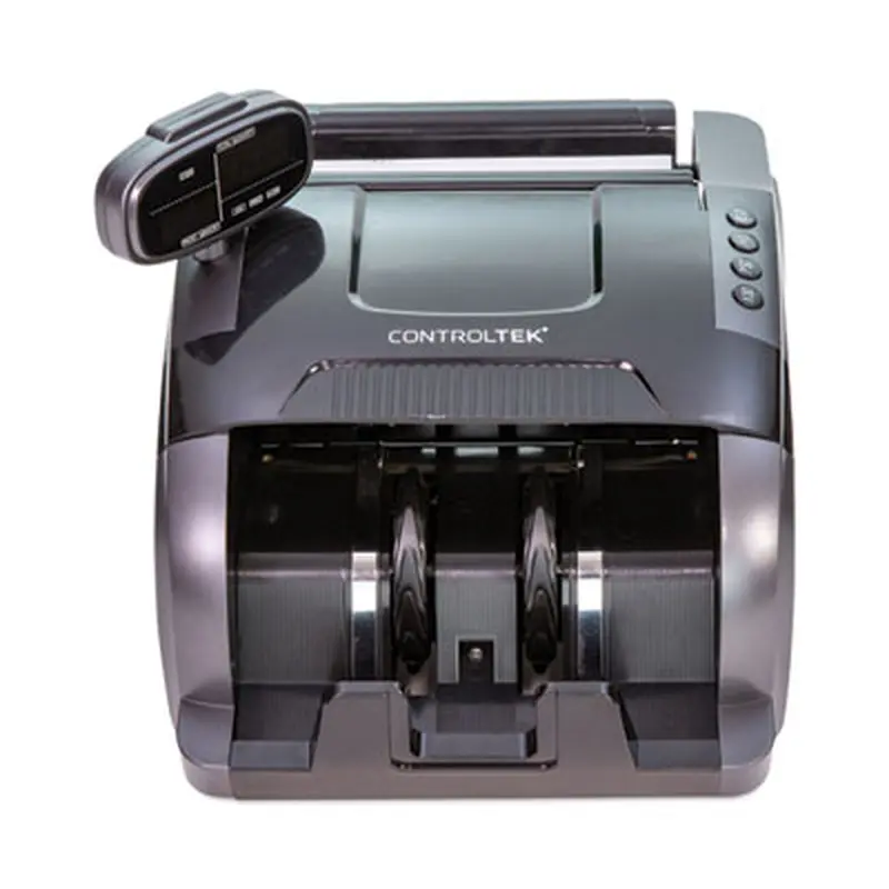 4800 Currency Counter, 1,080 bills/min, 11" x 10" x 6.8", Gray - Cash/Coin Counters | CONTROLTEK