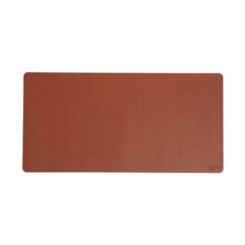 Vegan Leather Desk Pads, 31.5" x 15.7", Brown - Desk Pads | Smead
