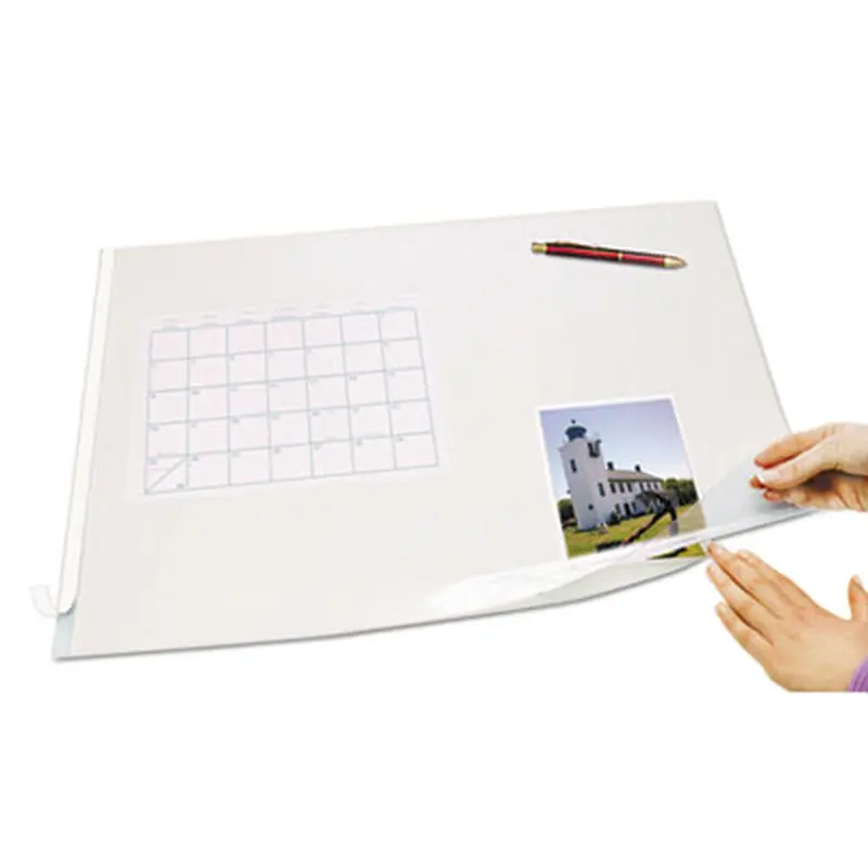 Second Sight Clear Plastic Desk Protector, with Hinged Protector, 21 x 17, Clear - Desk Pads | Artistic