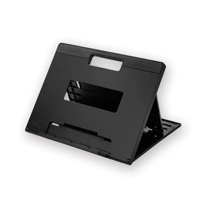 SmartFit Easy Riser Laptop Cooling Stand, 13" x 9.5" x 0.8" to 7.1", Black, Supports 8 lbs - Mobile Device & Laptop Stands | Kensington