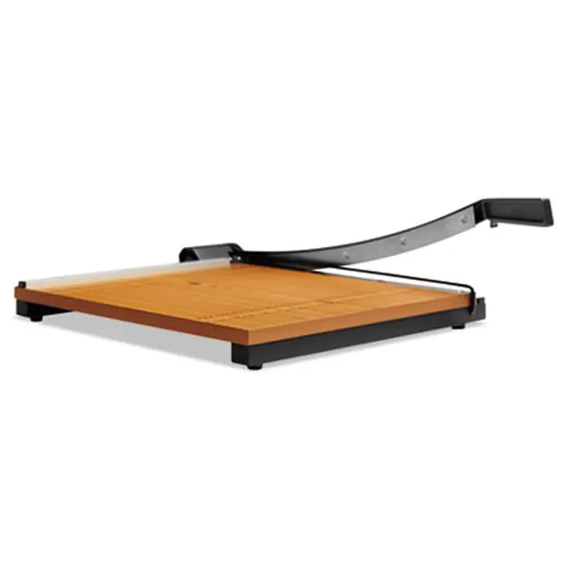 Square Commercial Grade Wood Base Guillotine Trimmer, 15 Sheets, 18" Cut Length, 18 x 18 - Paper Cutters & Trimmer Boards | X-ACTO