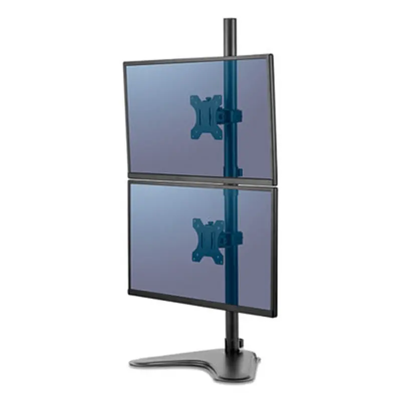 Professional Series Freestanding Dual Stacking Monitor Arm, For 32" Monitors, 15.3" x 35.5" x 11", Black, Supports 17 lb - Monitor Stands | Fellowes