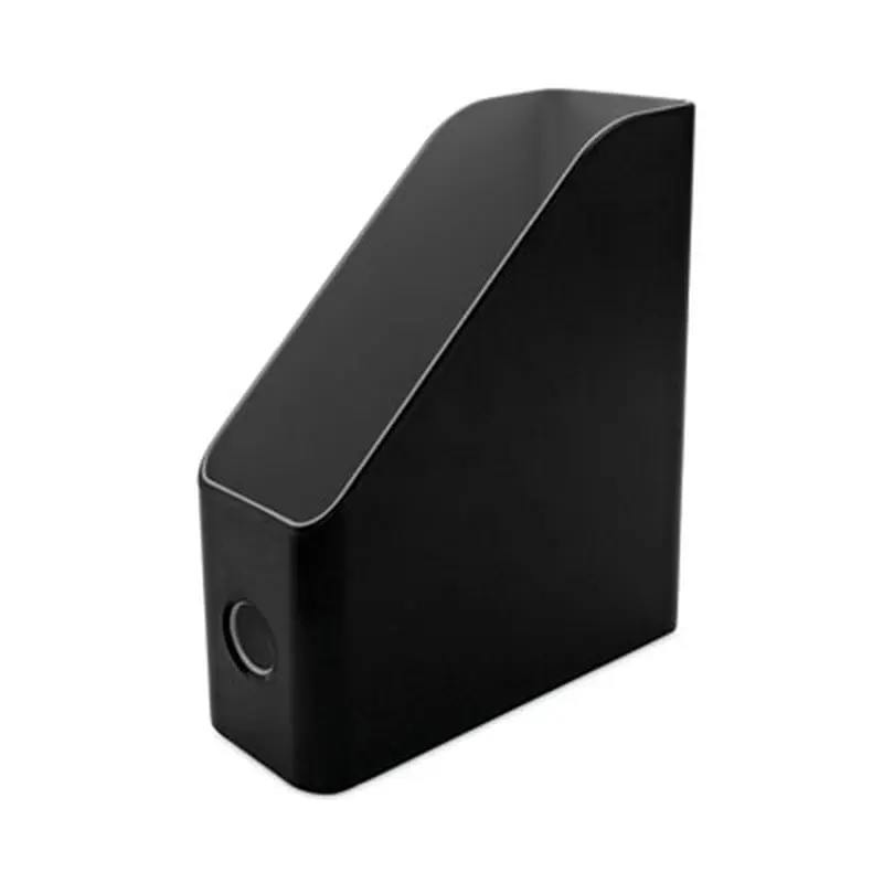 Fusion Magazine File, 3.5 x 9.5 x 12, Black/Gray - Book & Magazine Files | Advantus