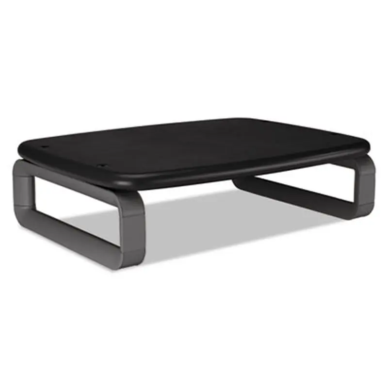 Monitor Stand with SmartFit, For 24" Monitors, 15.5" x 12" x 3" to 6", Black/Gray, Supports 80 lbs - Monitor Stands | Kensington