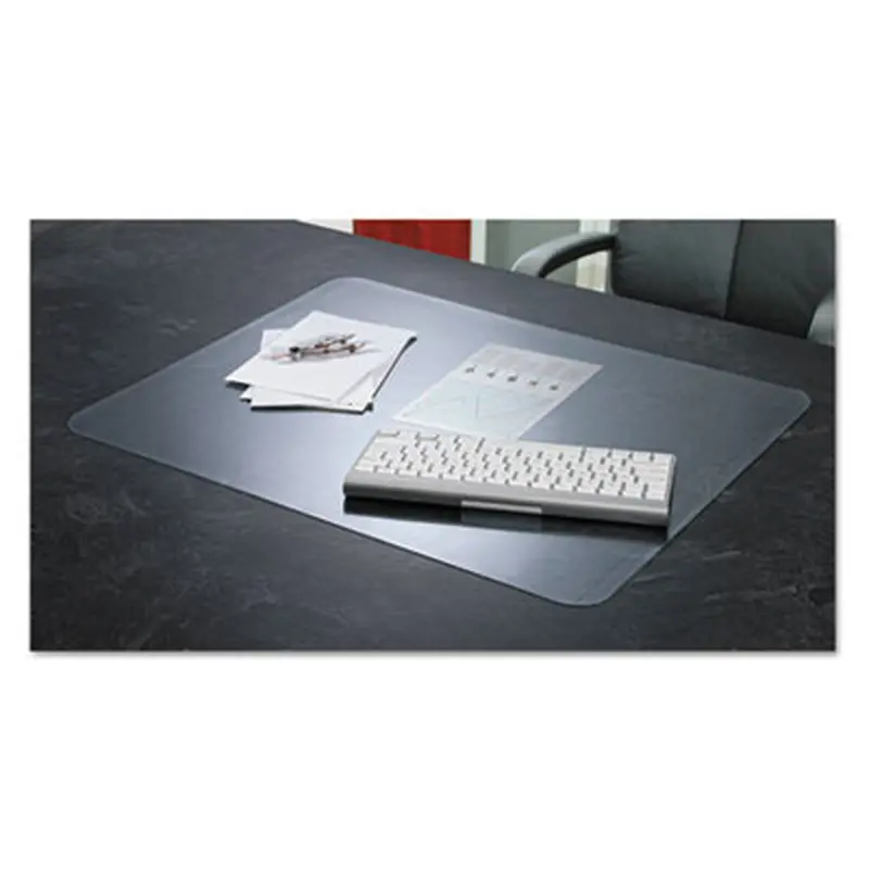 KrystalView Desk Pad with Antimicrobial Protection, Matte Finish, 24 x 19, Clear - Desk Pads | Artistic