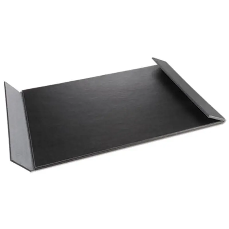Monticello Desk Pad, with Fold-Out Sides, 24 x 19, Black - Desk Pads | Artistic