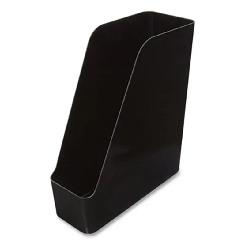 Plastic Magazine File, 4.28 x 10.47 x 11.7, Black, 2/Pack - Book & Magazine Files | TRU RED