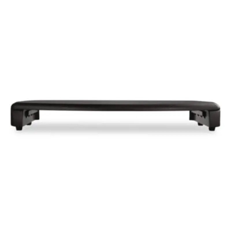CRT/LCD Stand with Keyboard Storage, 23" x 13.25" x 3", Black, Supports 80 lbs - Monitor Stands | Kantek