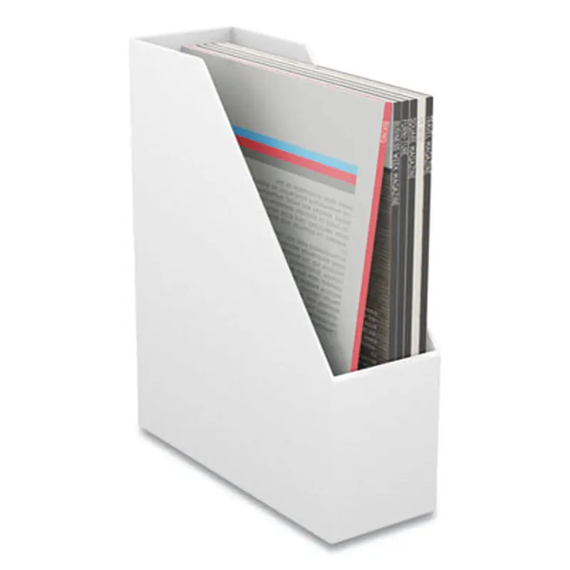 Plastic Magazine File, 3.66 x 10.3 x 12.51, White - Book & Magazine Files | TRU RED
