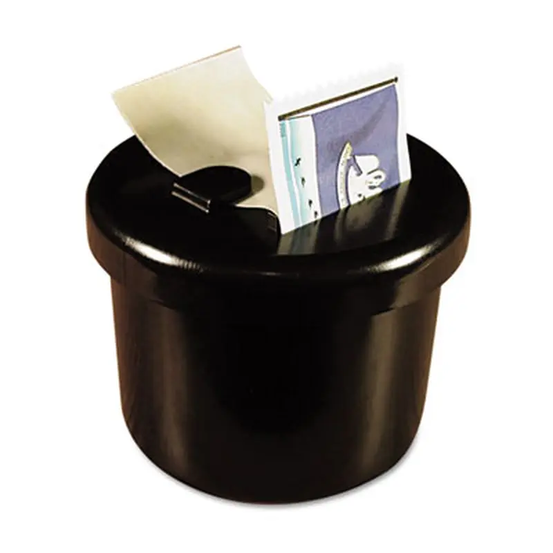 Ultimate Stamp Dispenser, One 100 Count Roll, Black, Plastic, 2" Diameter x 1.69"h - Postage Stamp Dispensers | LEE