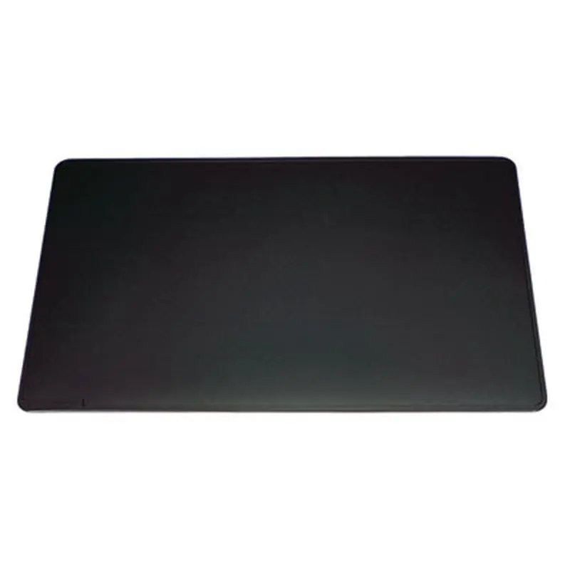 Anti-Slip Contoured Edge PVC Desk Pad, 20.5 x 25.5, Black - Desk Pads | Durable