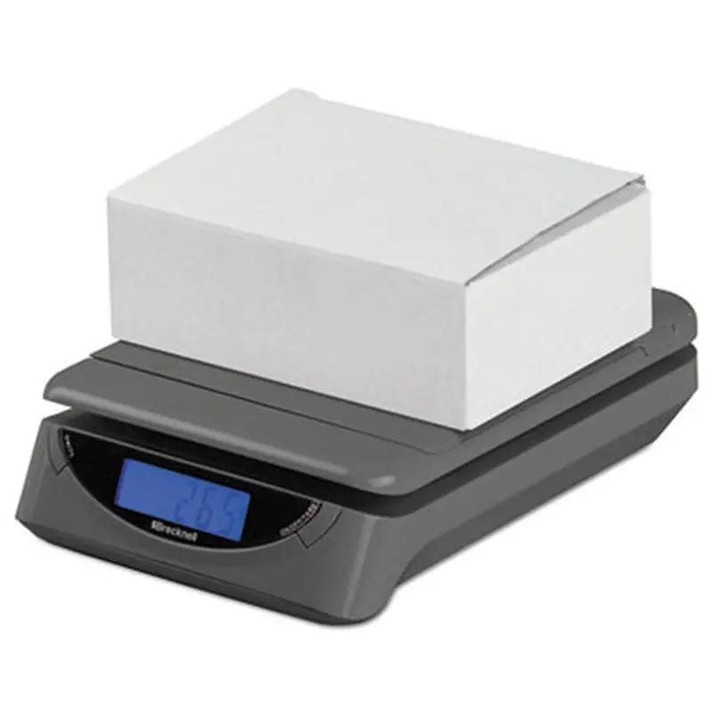 25lb Electronic Postal Shipping Scale, 8 x 6 Platform, Gray - Postal & Shipping Scales | Brecknell