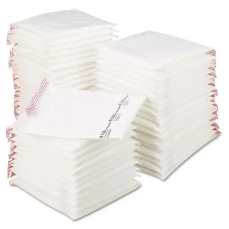 Jiffy TuffGard Extreme Self-Seal Mailer, #2, Barrier Bubble Air Cell Cushion, Self-Adhesive Closure, 8.5 x 12, White, 50/CT - Envelopes & Mailers | Sealed Air