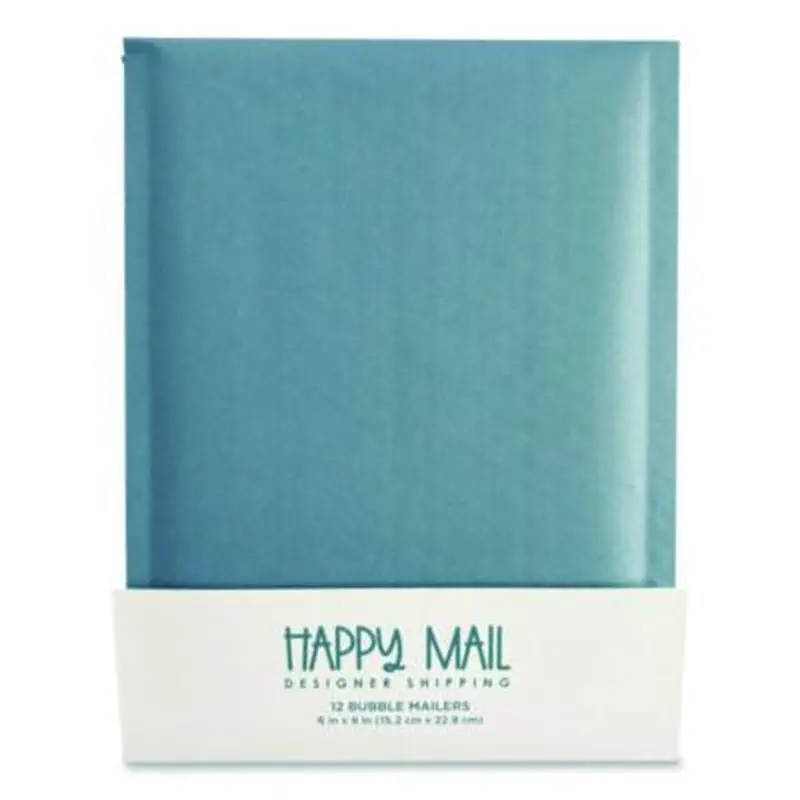 Self-Sealing Bubble Mailer, 6 x 9, Blue, 12/Pack - Envelopes & Mailers | Happy Mail