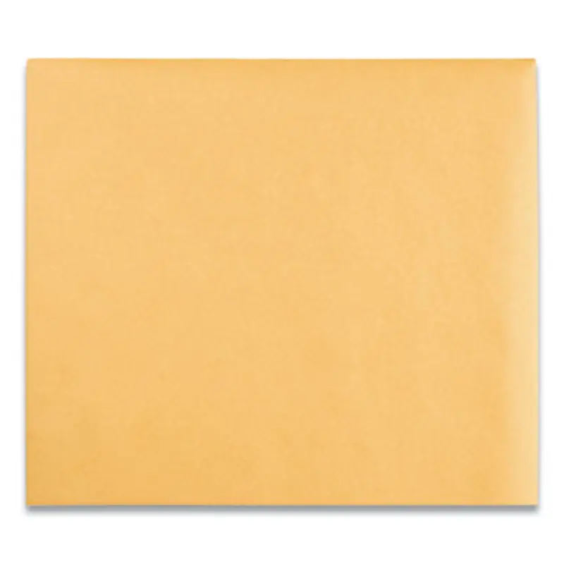 Clasp Envelope, 28 lb Bond Weight Kraft, #95, Square Flap, Clasp/Gummed Closure, 10 x 12, Brown Kraft, 100/Box - Storage Envelopes | Quality Park