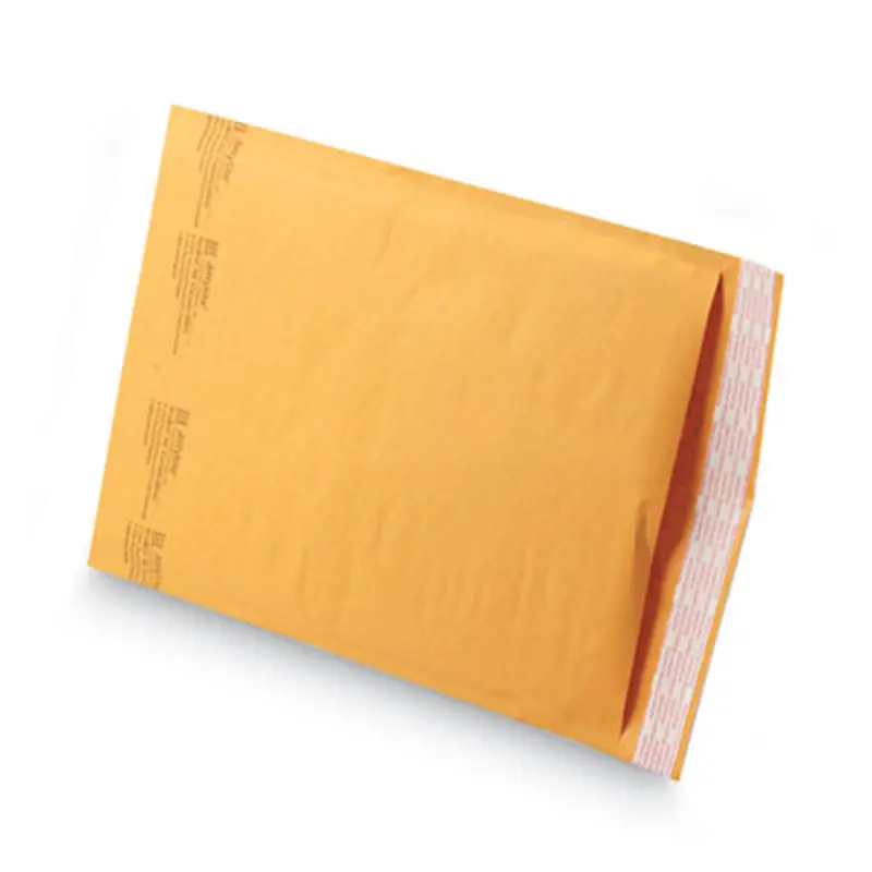Jiffylite Self-Seal Bubble Mailer, #4, Barrier Bubble Air Cell Cushion, Self-Adhesive Closure, 9.5 x 14.5, Brown Kraft,100/CT - Envelopes & Mailers | Sealed Air