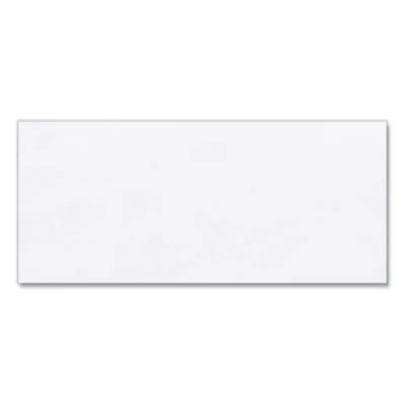 Open-Side Business Envelope, #10, Commercial Flap, Diagonal Seam, Gummed Closure, 4.13 x 9.5, White, 500/Box - Business Envelopes | Universal