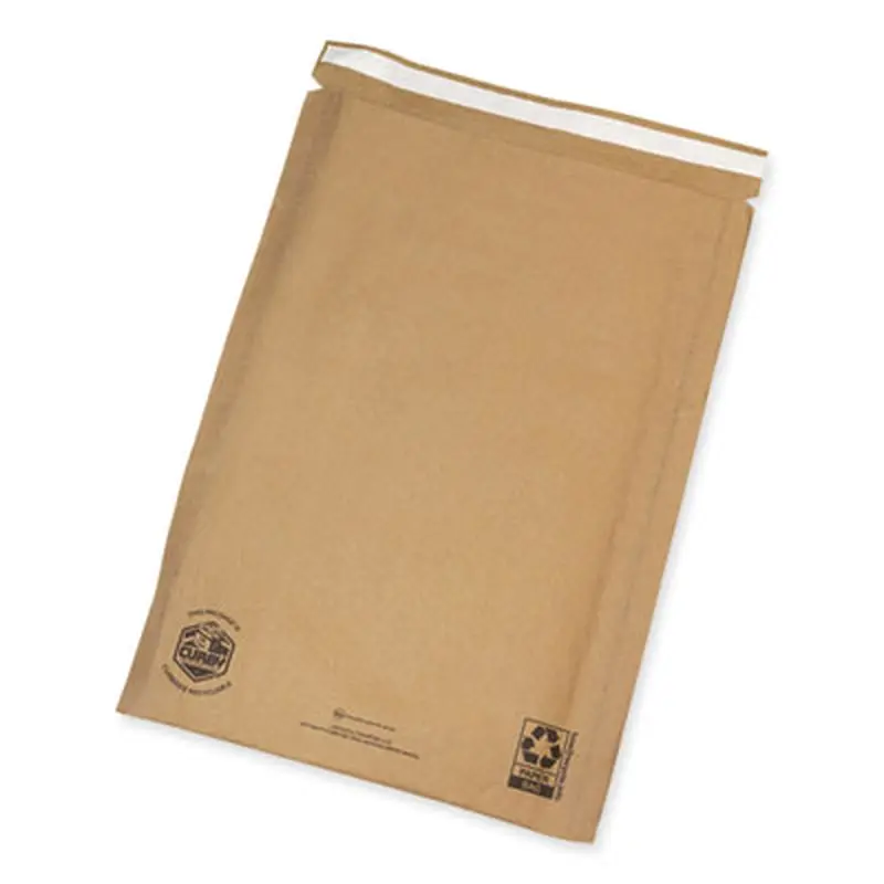 Curby Mailer Self-Sealing Recyclable Mailer, Paper Padding, Self-Adhesive, #6, 13.38 x 18.5, 30/Carton - Envelopes & Mailers | ipg