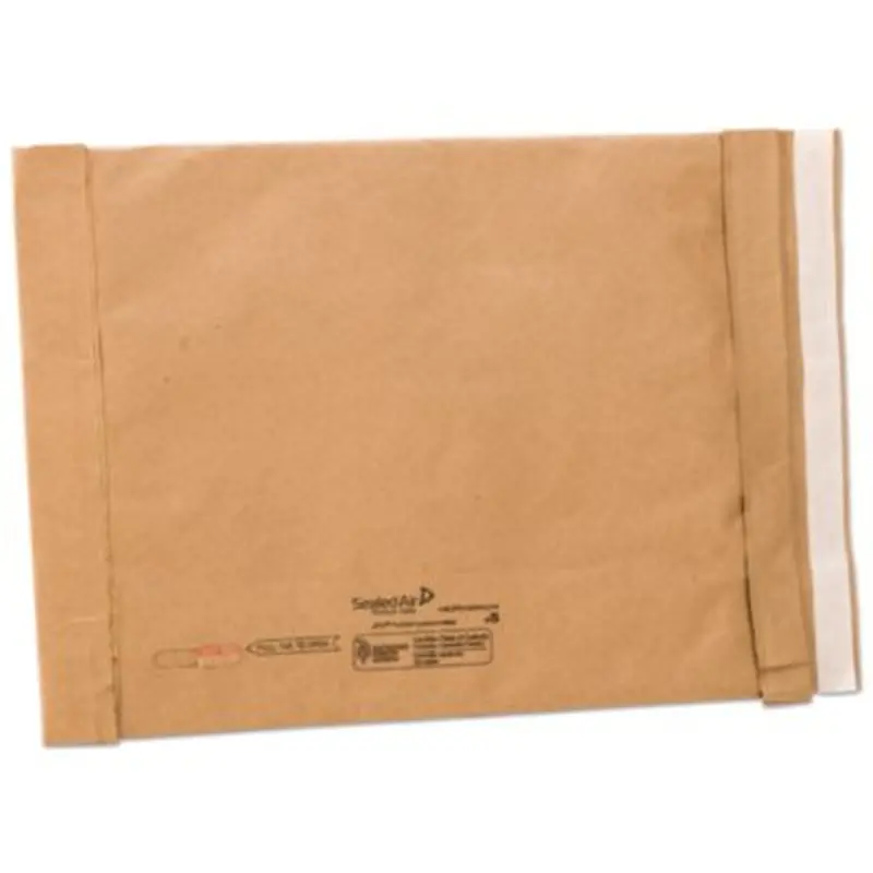 Jiffy Padded Mailer, #5, Paper Padding, Self-Adhesive Closure, 10.5 x 16, Natural Kraft, 25/Carton - Envelopes & Mailers | Sealed Air