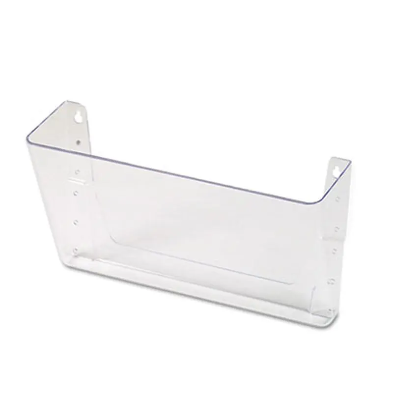 Wall Files, Letter Size, 13" x 4" x 7", Clear - Hanging File Systems | Universal