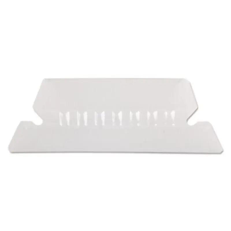 Transparent Colored Tabs For Hanging File Folders, 1/5-Cut, Clear, 2" Wide, 25/Pack - File Inserts/Tabs | Pendaflex