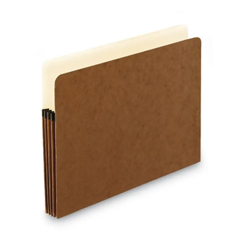 Standard Expanding File Pockets, 3.5" Expansion, Letter Size, Redrope, 25/Box - File Jackets/Sleeves/Wallets | Pendaflex