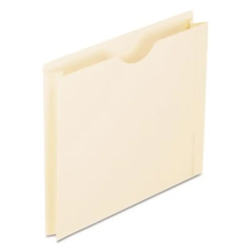 Manila Reinforced File Jackets, 2-Ply Straight Tab, Letter Size, Manila, 50/Box - File Jackets/Sleeves/Wallets | Pendaflex