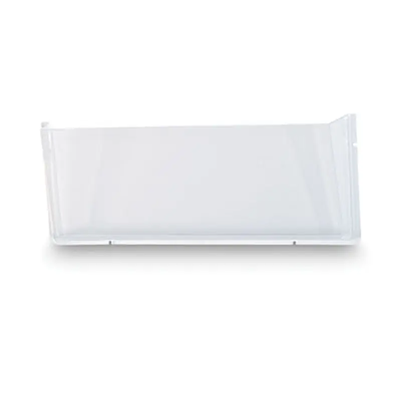 Unbreakable DocuPocket Wall File, Legal Size, 17.5" x 3" x 6.5", Clear - Hanging File Systems | deflecto
