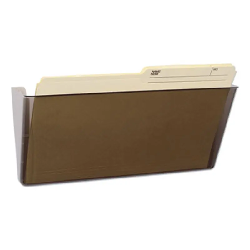 Wall File, Legal Size, 16" x 4" x 7", Smoke - Hanging File Systems | Storex