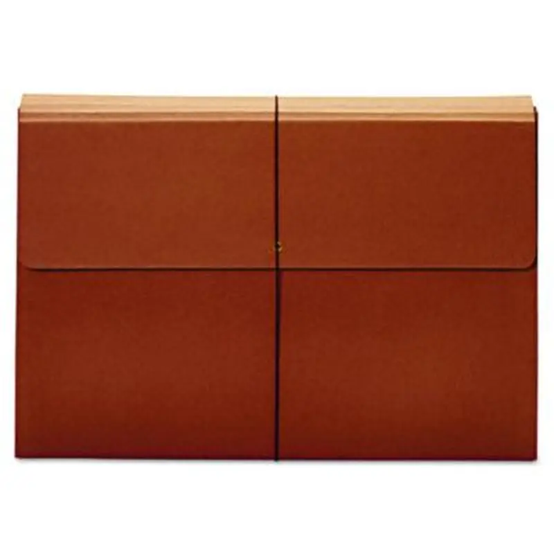Expanding Wallet, 3.5" Expansion, 1 Section, Elastic Cord Closure, Tabloid Size, Brown - File Jackets/Sleeves/Wallets | Pendaflex
