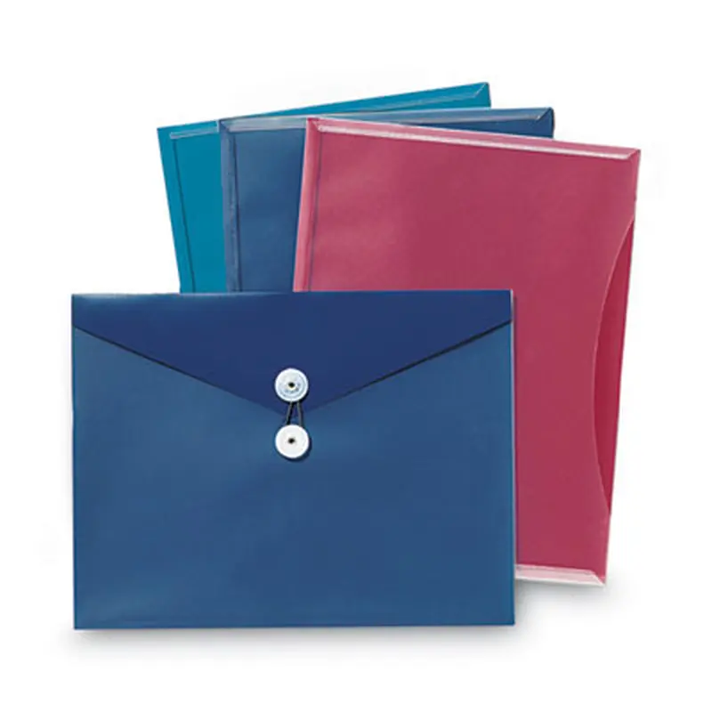 Poly Envelopes, Letter Size, Assorted Colors, 4/Pack - File Jackets/Sleeves/Wallets | Pendaflex