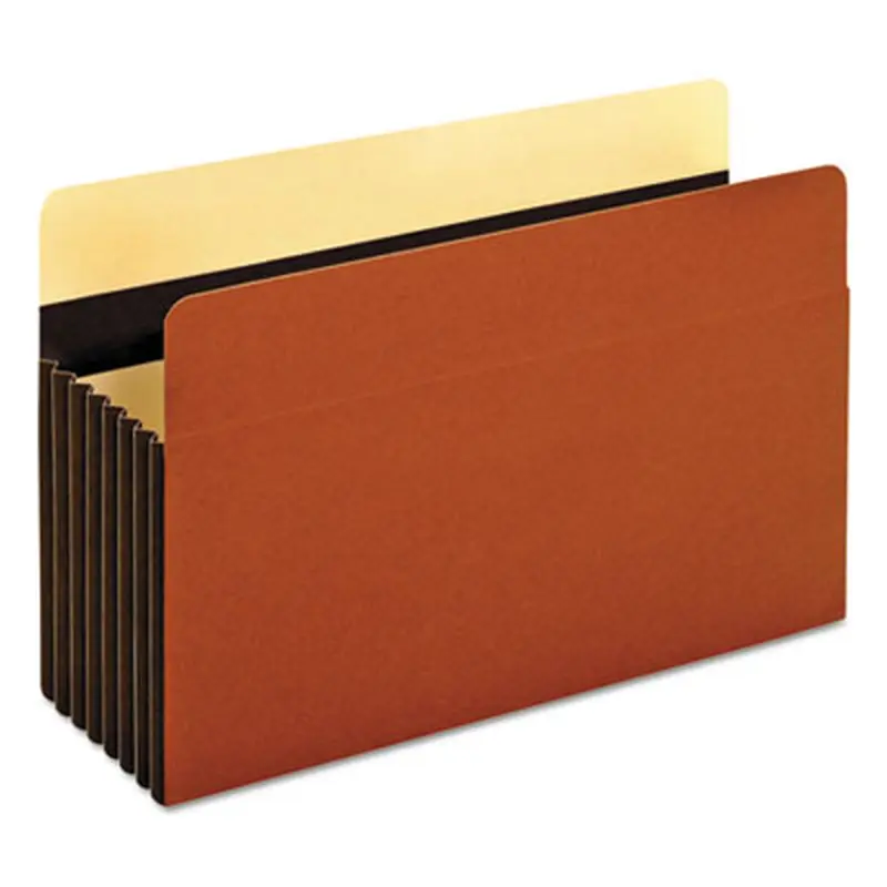Heavy-Duty File Pockets, 7" Expansion, Legal Size, Redrope, 5/Box - File Jackets/Sleeves/Wallets | Pendaflex