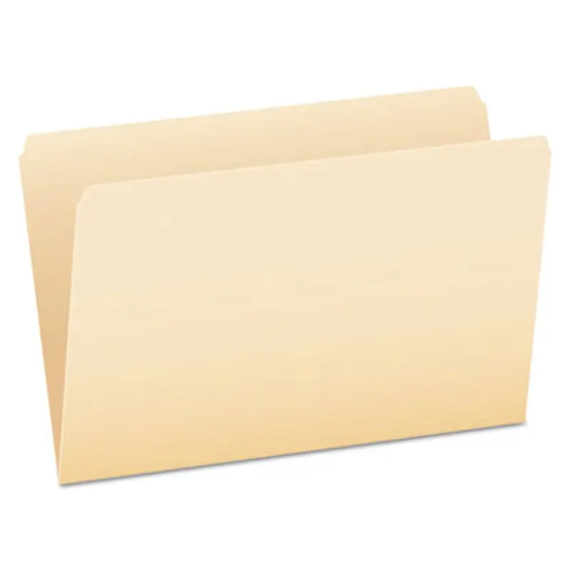 Manila File Folders, Straight Tabs, Legal Size, 0.75" Expansion, Manila, 100/Box - File Folders | Pendaflex