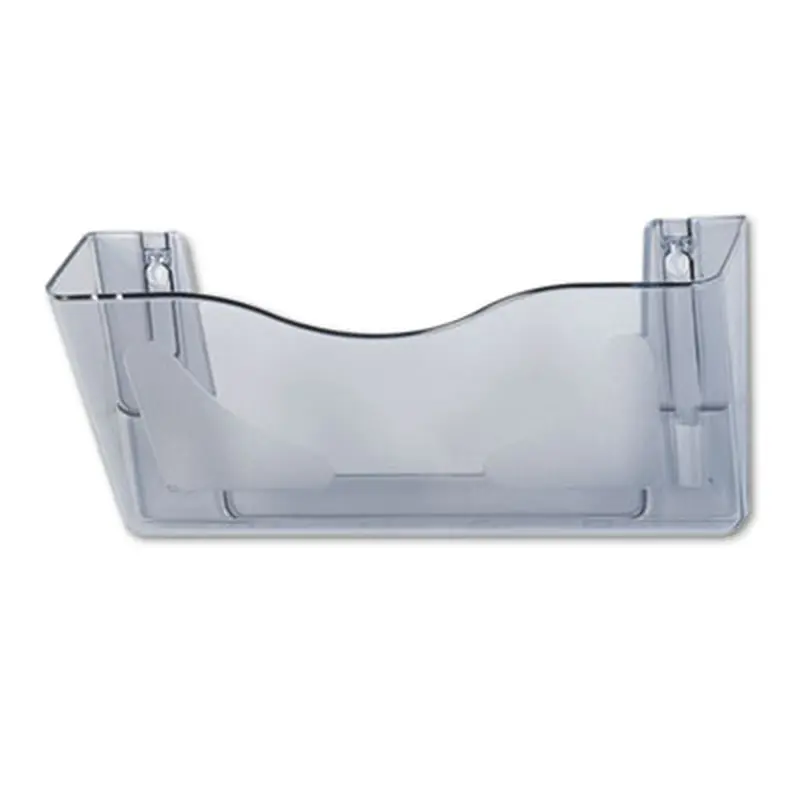 Euro-Style DocuPocket Landscape Wall File, Larger Files/Tabloid Size, 15" x 4" x 6.63", Smoke - Hanging File Systems | deflecto