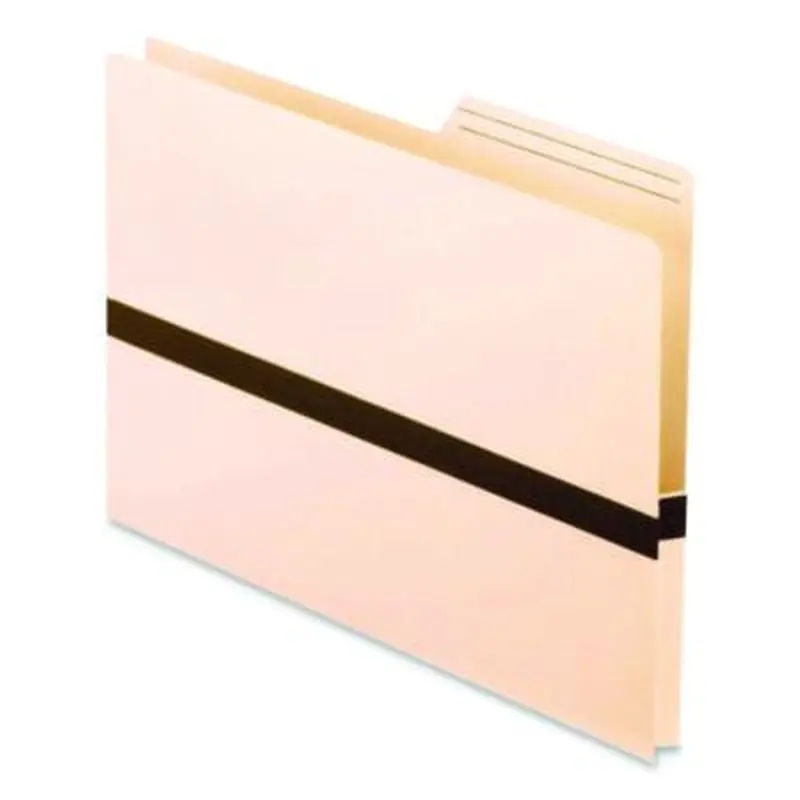Drop Front Reinforced File Pocket, 1" Expansion, Letter Size, Manilla/Brown, 50/Box - File Jackets/Sleeves/Wallets | Pendaflex