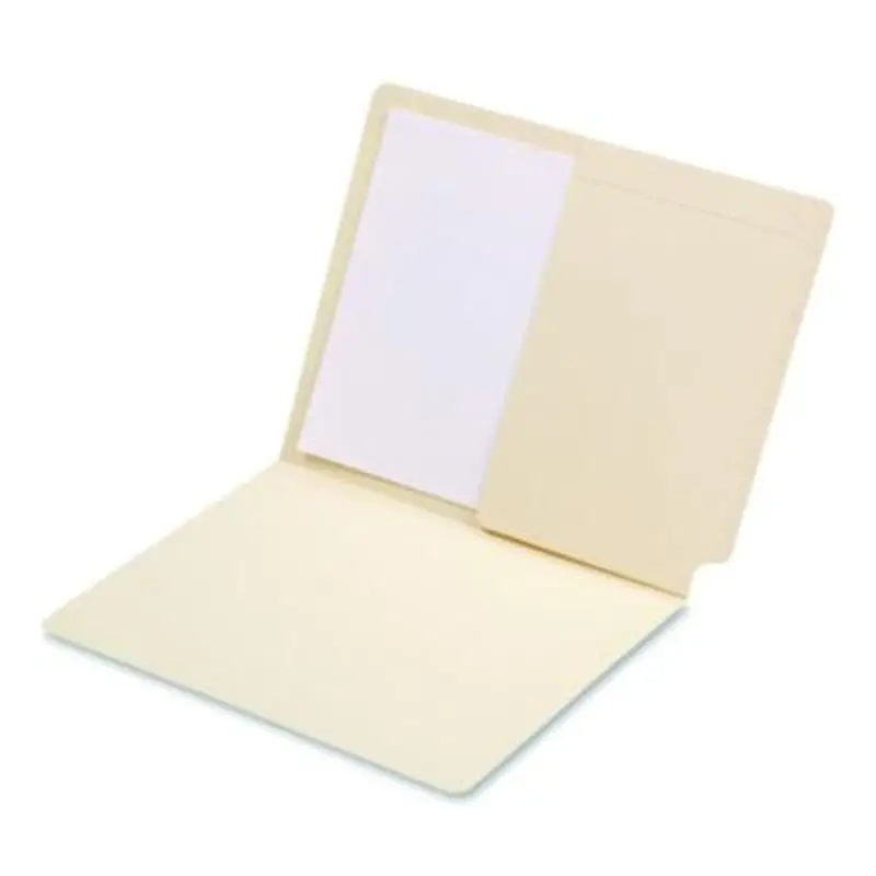 Manila End Tab Pocket Folder, Right Pocket, Straight Tabs, Letter Size, Manila, 50/Box - File Folders | Medical Arts Press
