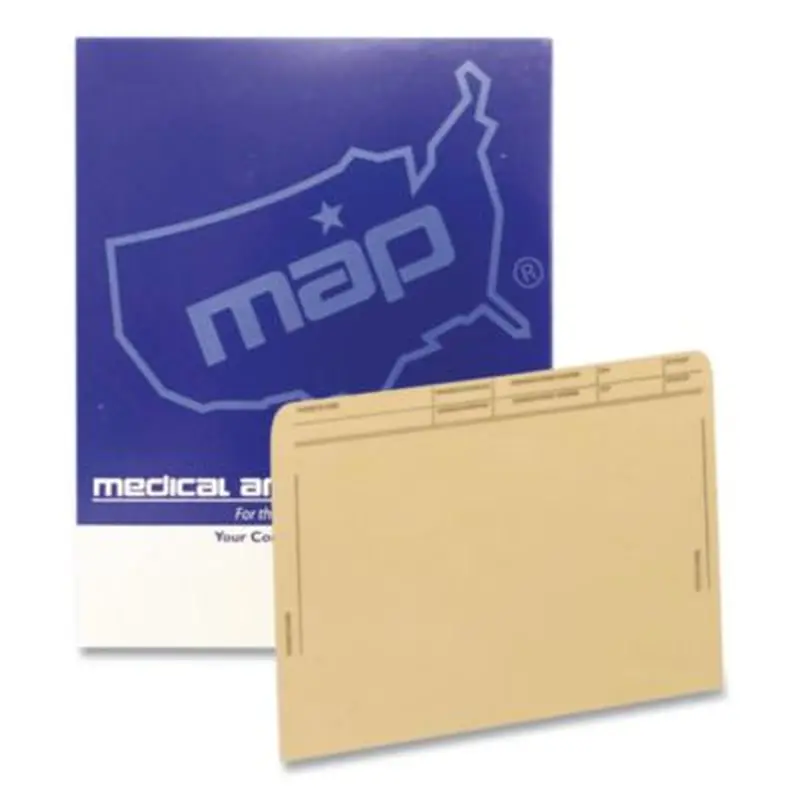 Patient File Pocket, Letter Size, Tan, 50/Box - File Jackets/Sleeves/Wallets | Medical Arts Press