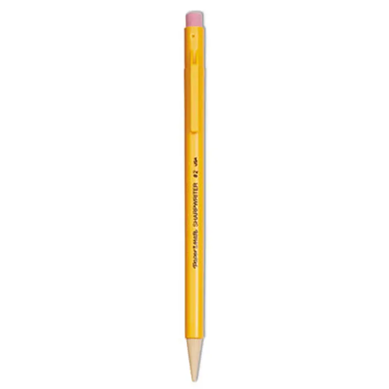 Sharpwriter Mechanical Pencil, 0.7 mm, HB (#2), Black Lead, Classic Yellow Barrel, Dozen - Pencils | Paper Mate