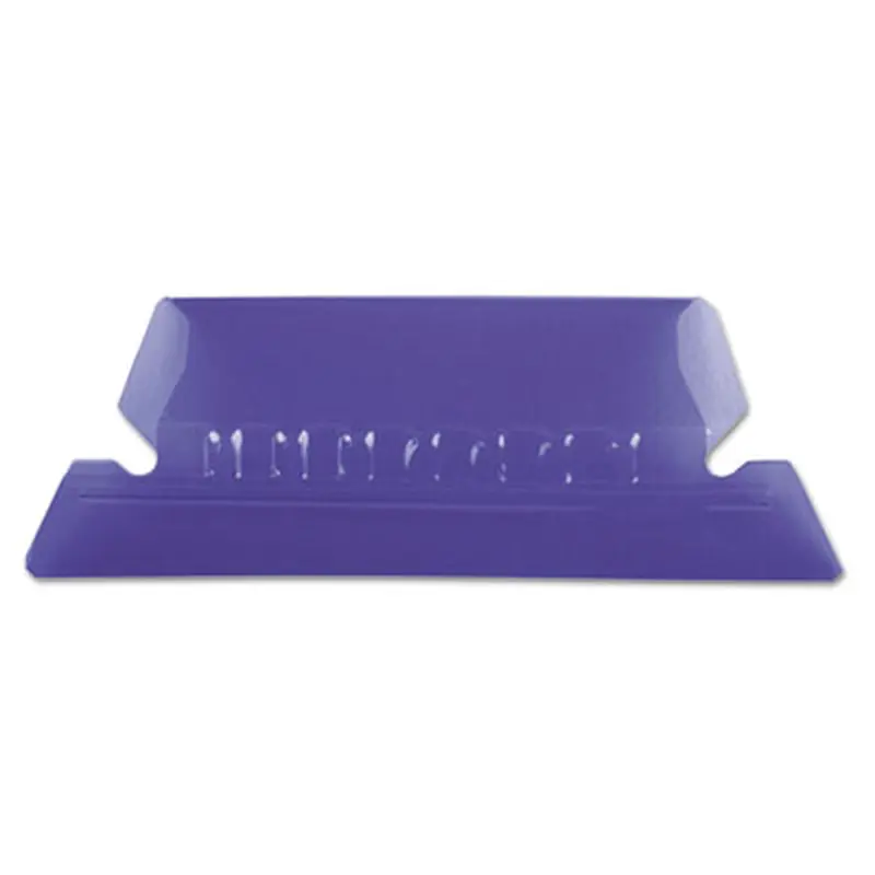 Transparent Colored Tabs For Hanging File Folders, 1/5-Cut, Violet, 2" Wide, 25/Pack - File Inserts/Tabs | Pendaflex