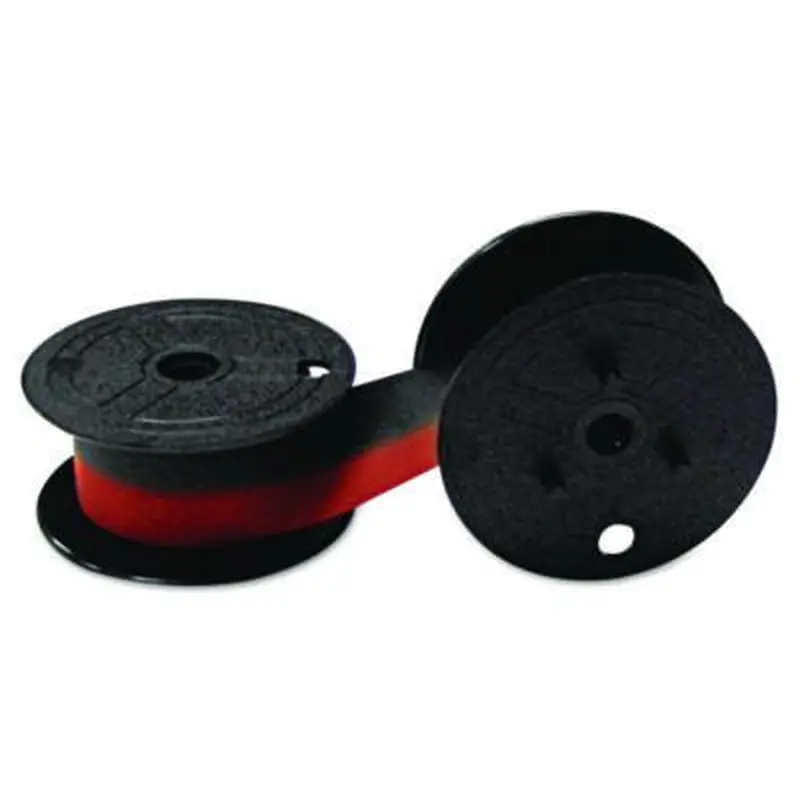 7010 Compatible Calculator Ribbon, Black/Red - Correction Tapes | Victor