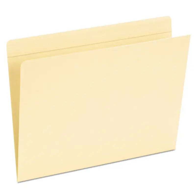 Top Tab Pocket Folders, Straight Tabs, Letter Size, Manila, 50/Box - File Folders | Pendaflex