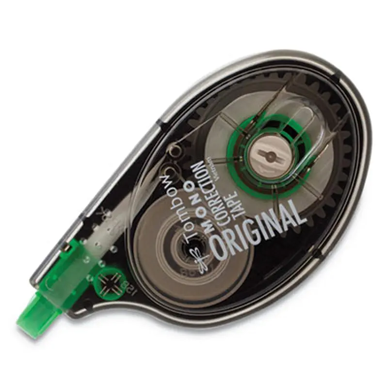 MONO Original Correction Tape Value Pack, Non-Refillable, 0.17" x 32.83 ft, Translucent Smoke/Green Dispenser, 4/Pack - Correction Tapes | Tombow