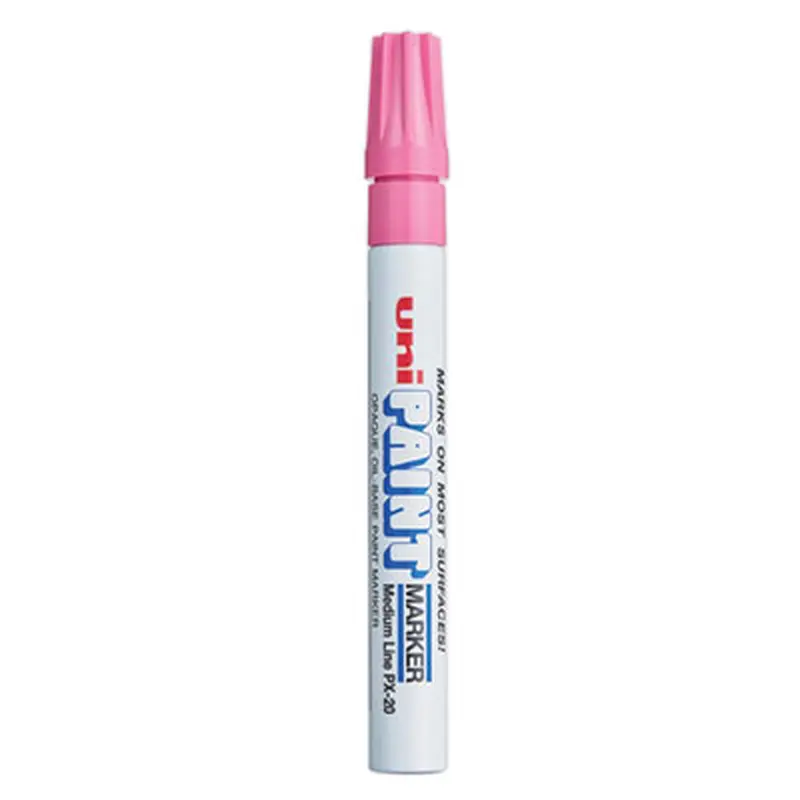 Permanent Marker, Medium Bullet Tip, Pink - Markers | uni-Paint