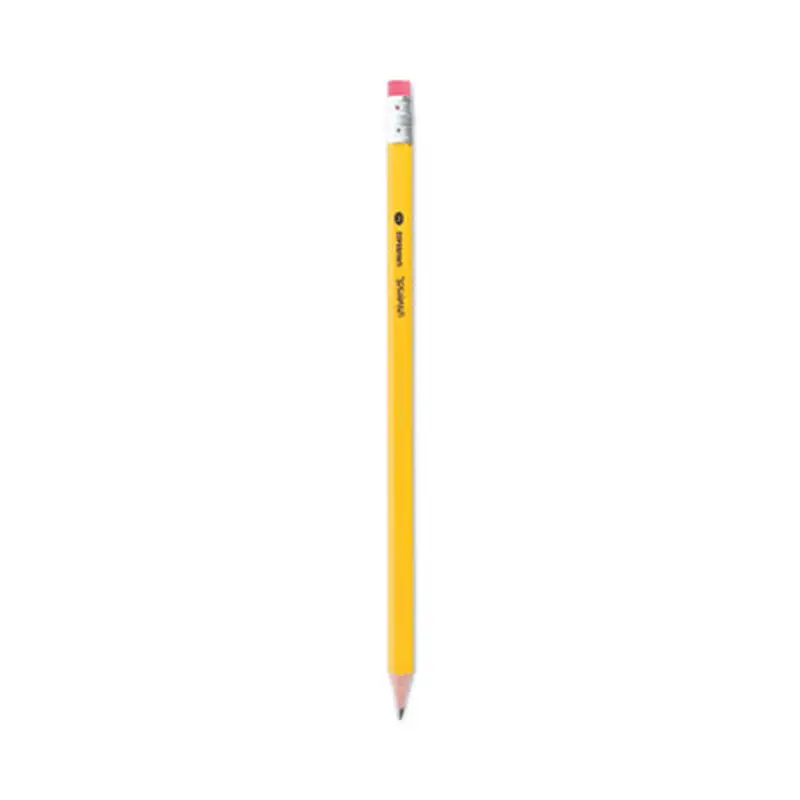 #2 Pre-Sharpened Woodcase Pencil, HB (#2), Black Lead, Yellow Barrel, 72/Pack - Pencils | Universal