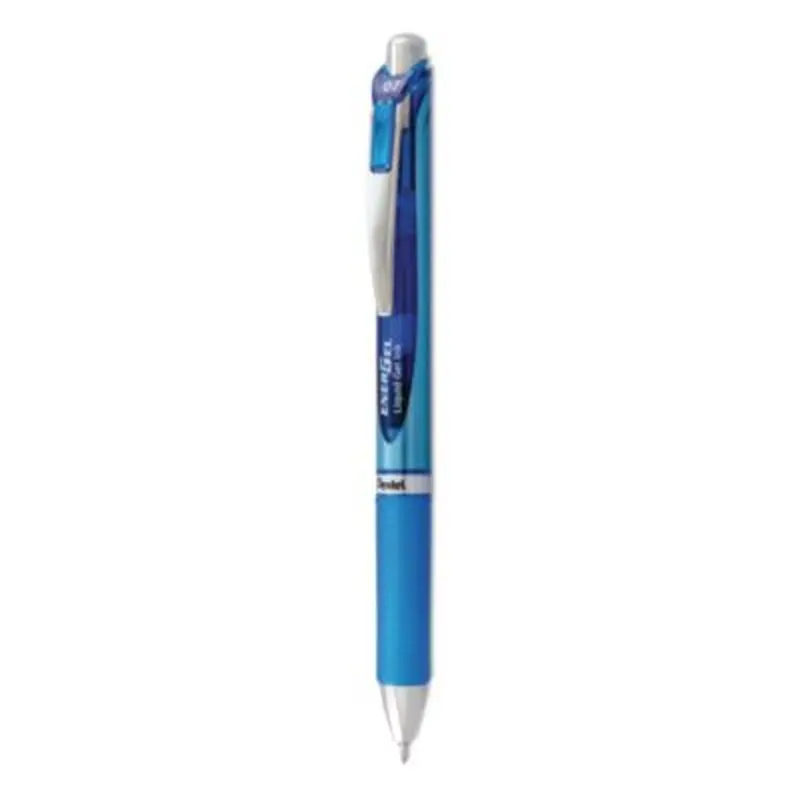 EnerGel RTX Gel Pen, Retractable, Medium 0.7 mm, Blue Ink, Blue/Light Blue Barrel - Pens | Pentel
