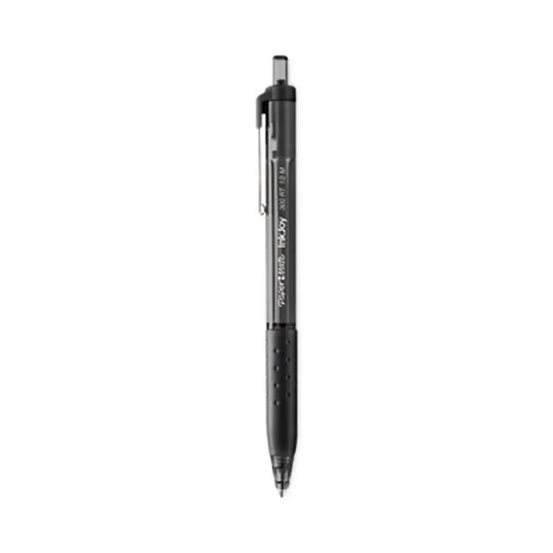 InkJoy 300 RT Ballpoint Pen, Retractable, Medium 1 mm, Black Ink, Black Barrel, 24/Pack - Pens | Paper Mate