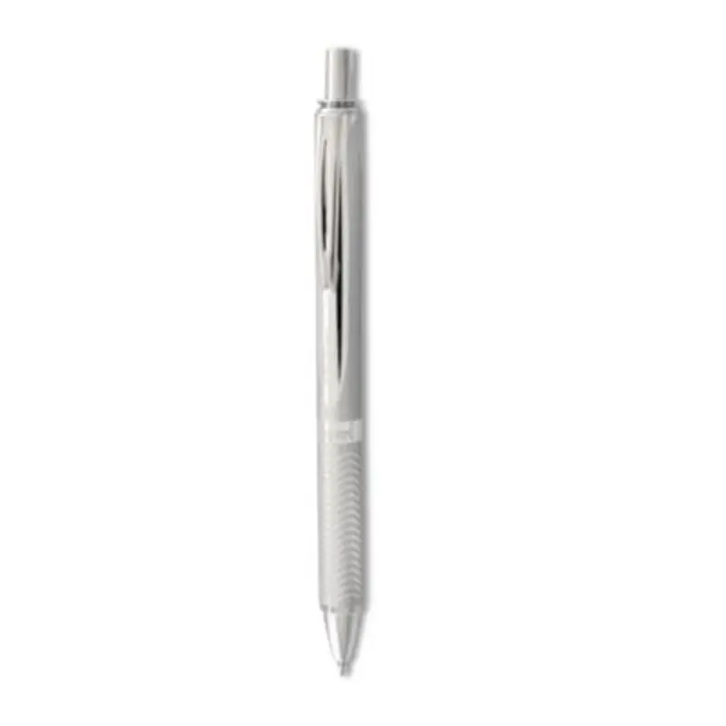 EnerGel Alloy RT Gel Pen, Retractable, Medium 0.7 mm, Black Ink, Chrome Barrel - Pens | Pentel