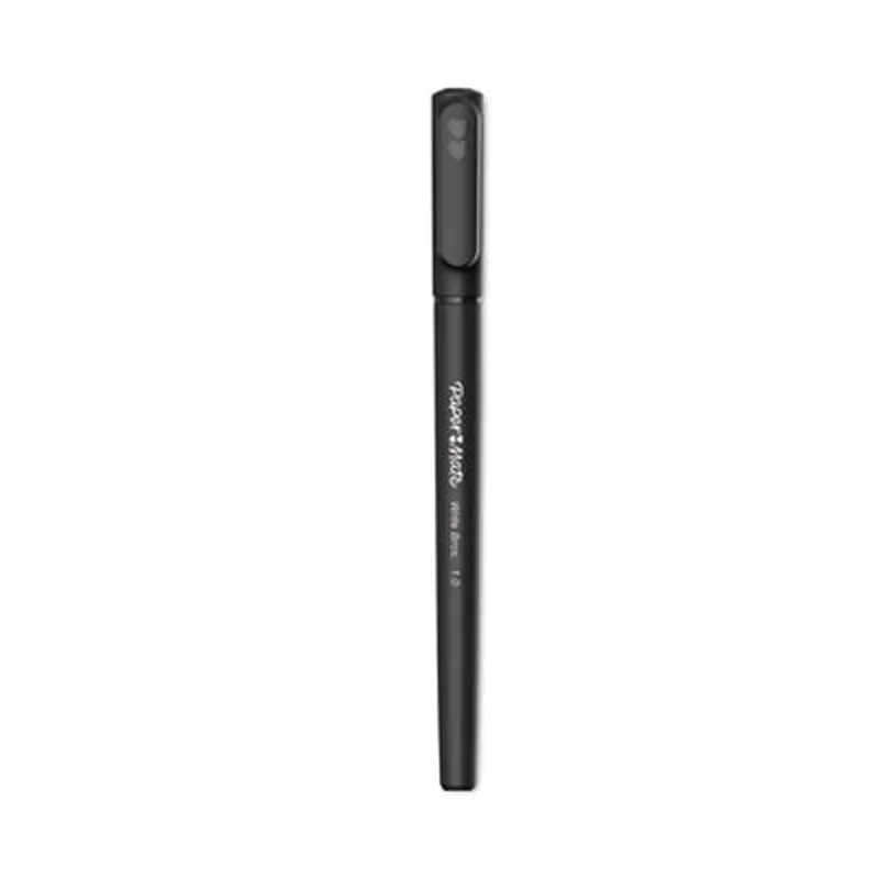 Write Bros. Ballpoint Pen Value Pack, Stick, Medium 1 mm, Black Ink, Black Barrel, 120/Pack - Pens | Paper Mate