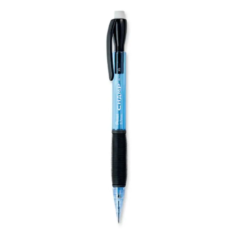 Champ Mechanical Pencil Value Pack, 0.7 mm, HB (#2), Black Lead, Blue Barrel, 24/Pack - Pencils | Pentel