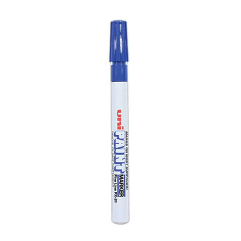 Permanent Marker, Fine Bullet Tip, Blue - Markers | uni-Paint